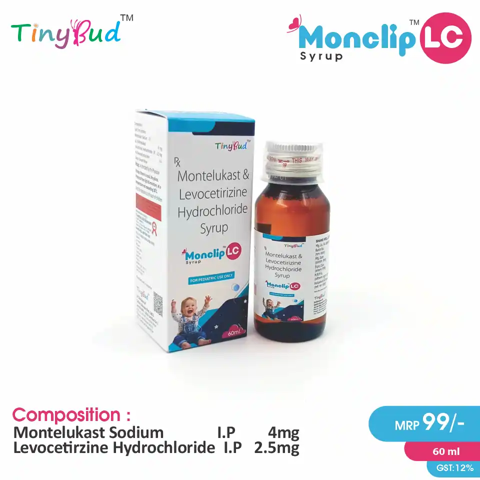 Levocetirizine (2.5mg) + Montelukast (4mg) Suspension at Best Price in PCD Pharma Franchise for Allergy Relief.